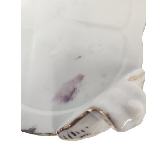 Antique Hand Painted Roses Porcelain Jardiniere Planter - Picture 15 of 16